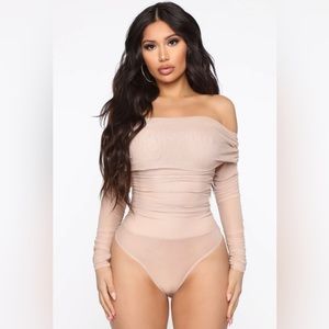 fashionnova ruched bodysuit